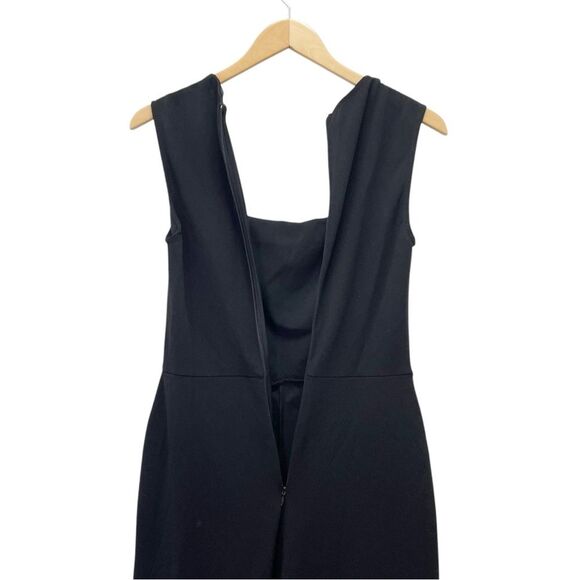 NWT Lulus Enticing Endeavors Wide Leg Square Neck Jumpsuit in Black Size Medium - Picture 7 of 14